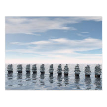 Invasion Postcard