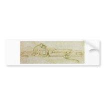 Inventions and constructions. bumper stickers by LeonardoDaVinci Inventions and constructions. bumper stickers