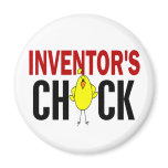 INVENTOR’S CHICK REFRIGERATOR MAGNET