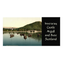 Inverary Castle and Bridge, Scotland Picture Card