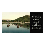 Inverary Castle and Bridge, Scotland Picture Card