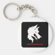inverse logo key chains