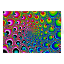 Inverse Spiral Greeting Card