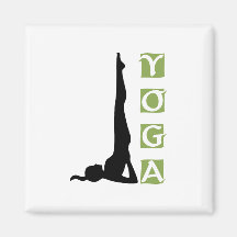Inversion Yoga Pose Magnet