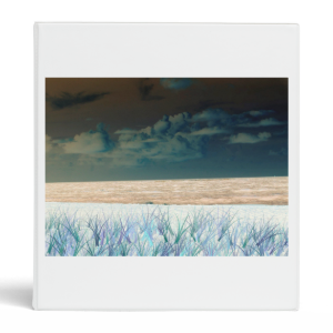 inverted beach sky neat abstract florida shore vinyl binders