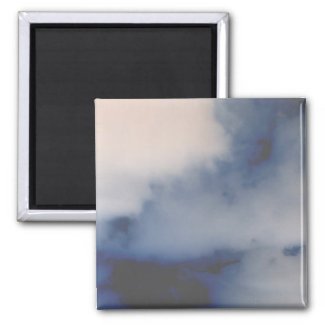 Inverted Cloud Marble like background magnet