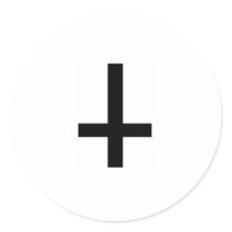 inverted cross stickers