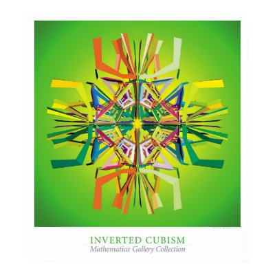 Inverted Cubism Poster by wolframresearch