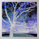 Inverted gnarly tree posters