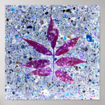 Inverted leaf print
