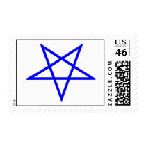Inverted pentagram postage