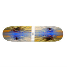 Inverted Sunset Competition Scate Board Skateboard