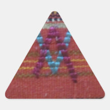 Inverted V's Triangle Stickers