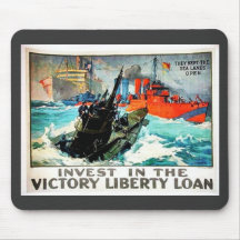 Invest In The Victory Liberty Loan Mouse Pads