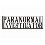 Investigador paranormal postal