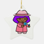 Investigator girl 1 christmas tree ornaments