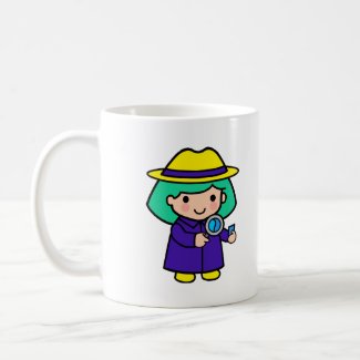 Investigator girl mug