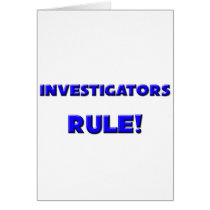 Investigators Rule! cards