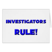 Investigators Rule! cards