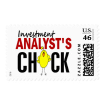 INVESTMENT ANALYST’S CHICK postage by professiongifts INVESTMENT ANALYST’S CHICK postage