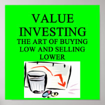 investments joke poster