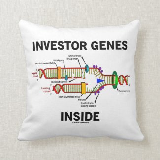 Investor Genes Inside (DNA Replication) Pillow