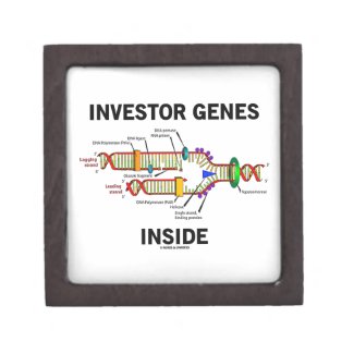 Investor Genes Inside (DNA Replication) Premium Keepsake Box