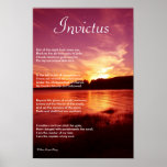 Invictus ~ Inspirational Poem Print