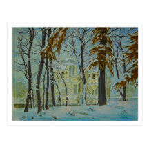 Invierno de Kiev Tarjeta Postal