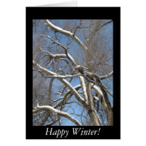 ¡Invierno feliz! tarjetas