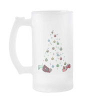 Invisible Christmas Tree Frosted Mug