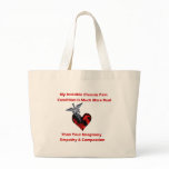 Invisible Chronic Pain Red Heart Bag