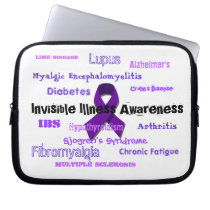 Invisible Illness Awareness Sleeve Laptop Computer Sleeve