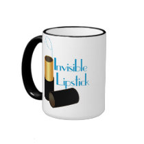 Invisible Lipstick mugs by opheliasart Invisible Lipstick mugs