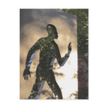 Invisible Man in New York City Postcard