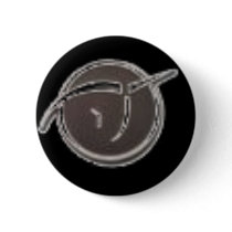 Invisible Pink Unicorn buttons by gacatmandu Invisible Pink Unicorn buttons