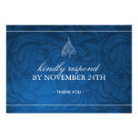 Invitación con clase RSVP de la fiesta de Navidad