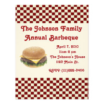 Invitación de la barbacoa