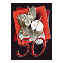 Invitación del aniversario de boda de oro