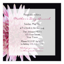 Invitación del brunch del día de madres -- Margari