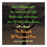 Invitación del fiesta de Halloween