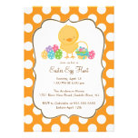 Invitación del fiesta de Pascua de la caza del hue