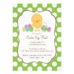 Invitación del fiesta de Pascua de la caza del hue