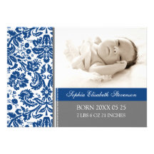 Invitación del nacimiento del bebé de la plantilla