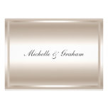Invitación elegante popular de plata del boda
