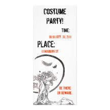 Invitación fantasmagórica de Halloween