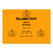 Invitación fantasmagórica del fiesta de Halloween