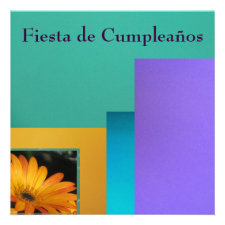 Invitación - Fiesta de Cumpleaños Personalized Announcements