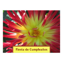 Invitación - Fiesta de Cumpleaños - La Dalia Custom Invitation