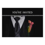 Invitación formal con el smoking